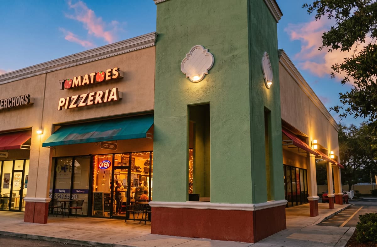 Signature savory dishes at Tomatoes Pizzeria